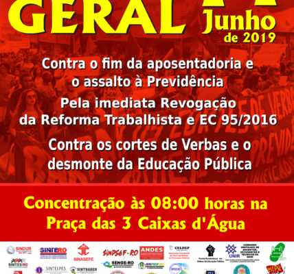 greve geral UNIR